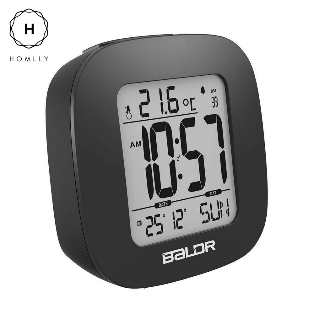Homlly Travel Multi Function 当店一番人気 Alarm Home Clock 爆売り Bedside