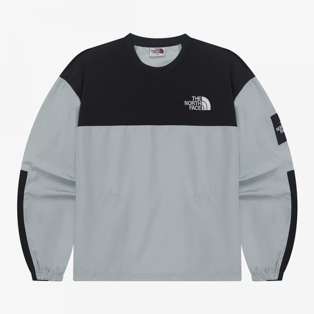 [ノースフェイス公式] NM5MR03L ホワイトレーベルアルバニークルーネック_クールグレー