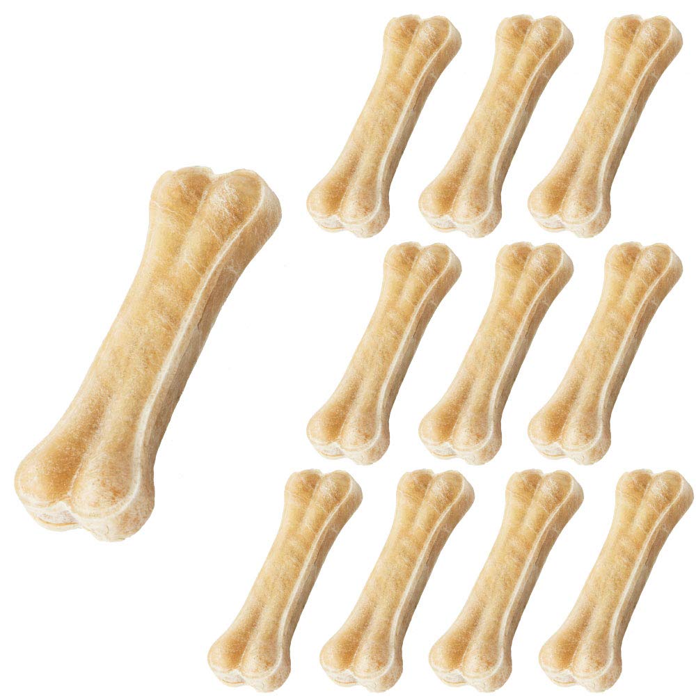 Nana ローハイドカルシウムボーン 犬用ガム (約12cm~14cm 10本セット)