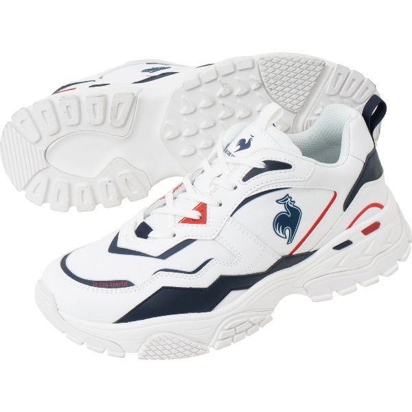 ルコック Le coq sportif LCS バスク LCS BASQUE ホワイト／ネイビー マルチスポーツ シューズ QL1WJC57WN-F
