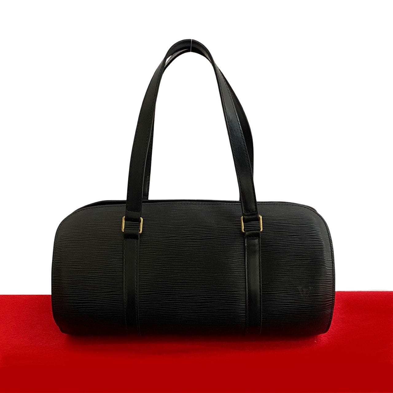 ヴィンテージ スフロ エピハンドバッグ エピレザー ブラック 161-2