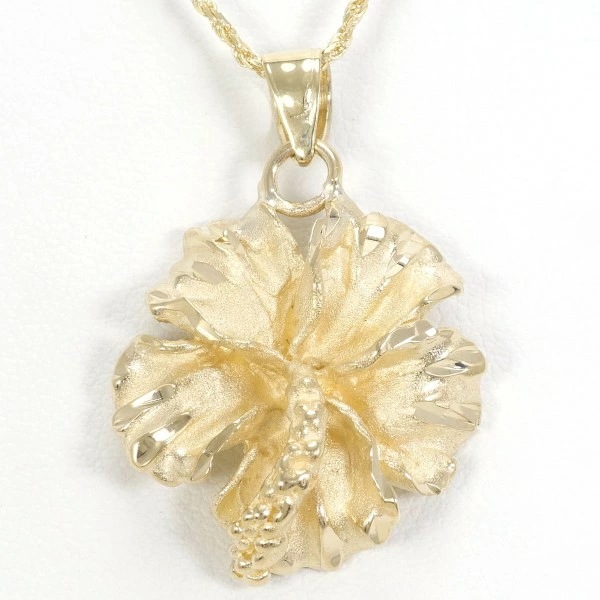 14K YG ネックレス 総重量約6.9g 約40cm ジュエリー 中古