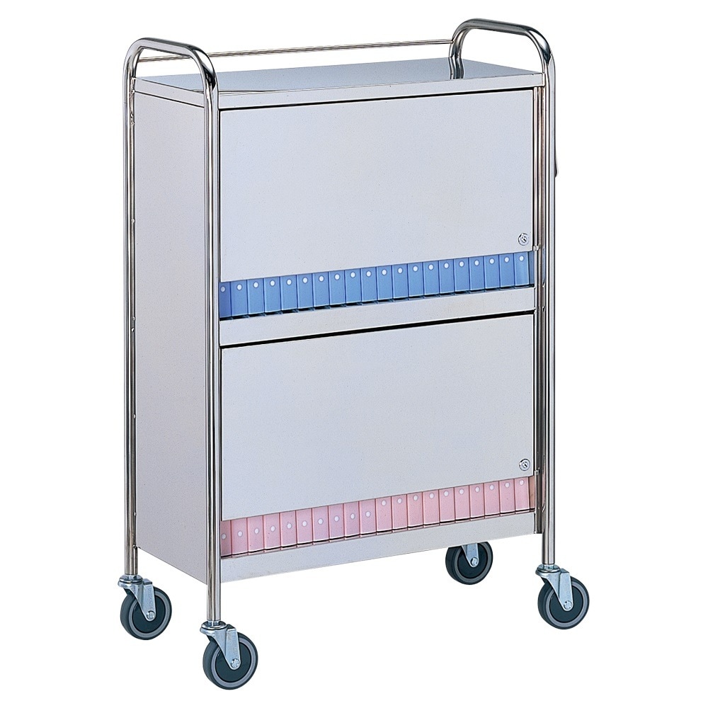 カルテワゴン 鍵付き扉タイプ HW-256