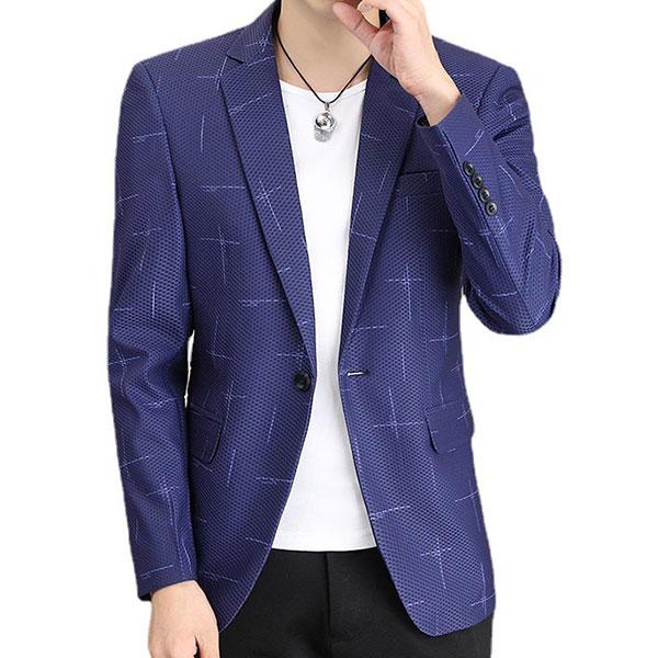 デザイン柄 春夏 ビジネスジャケット メンズ ブレザー ビジネススーツ 薄手 テーラードジャケット アウター ジャケット カジュアルスーツ