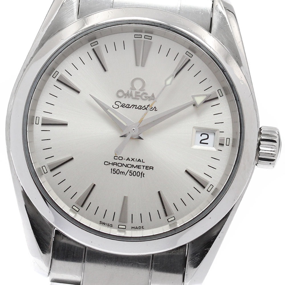 オメガ OMEGA 2504.30 シーマスター アクアテラ コーアクシャル 自動巻き ボーイズ _946694【中古】