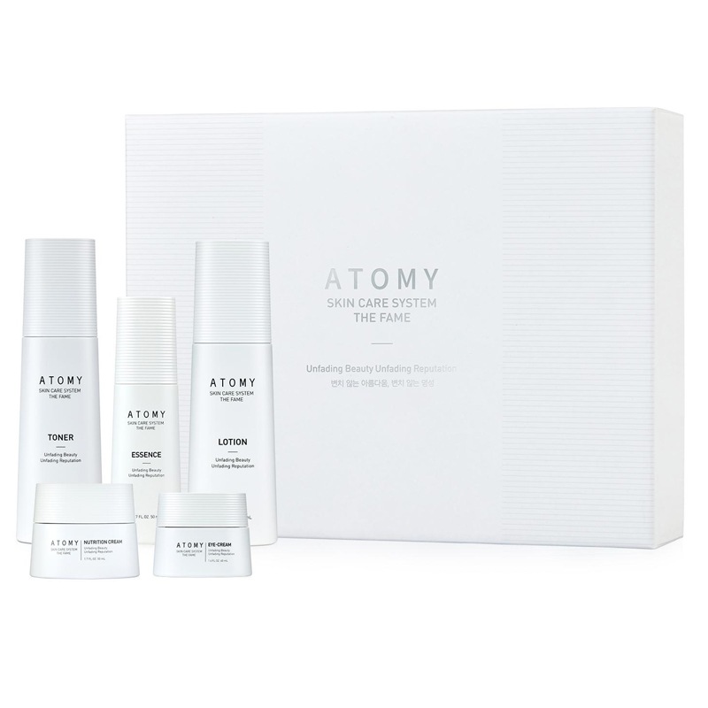 Atom美 アトミザフェーム5セット (Toner, Lotion, Nutrition Cream, Eye Cream, Essence)韓国コスメAtomy The Fame 5 Set