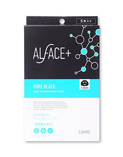ALFACE(オルフェス) シートマスク ピュアブラック 5枚...のサムネイル
