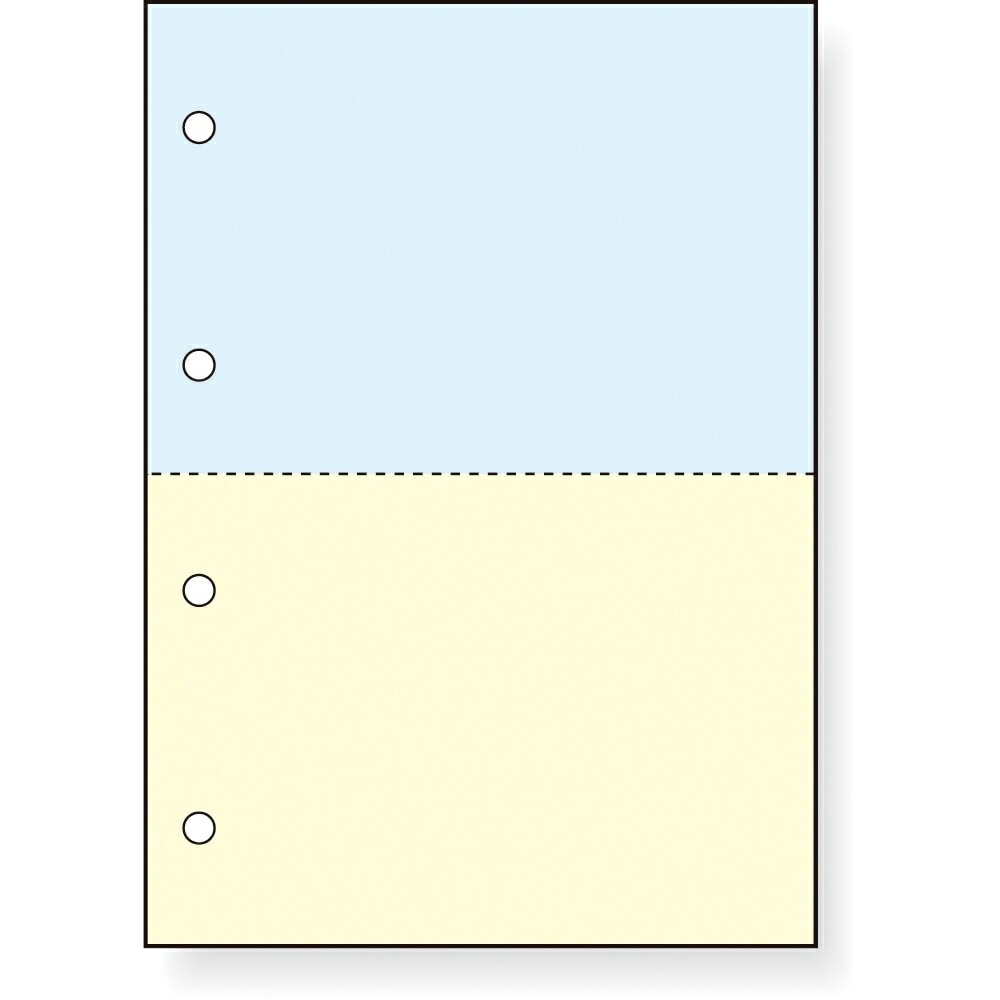 カット帳票 3分割 6穴 無地 1000枚 BMP-E03H