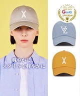 Qoo10] The Barnnet Curly Logo Cap バーネット