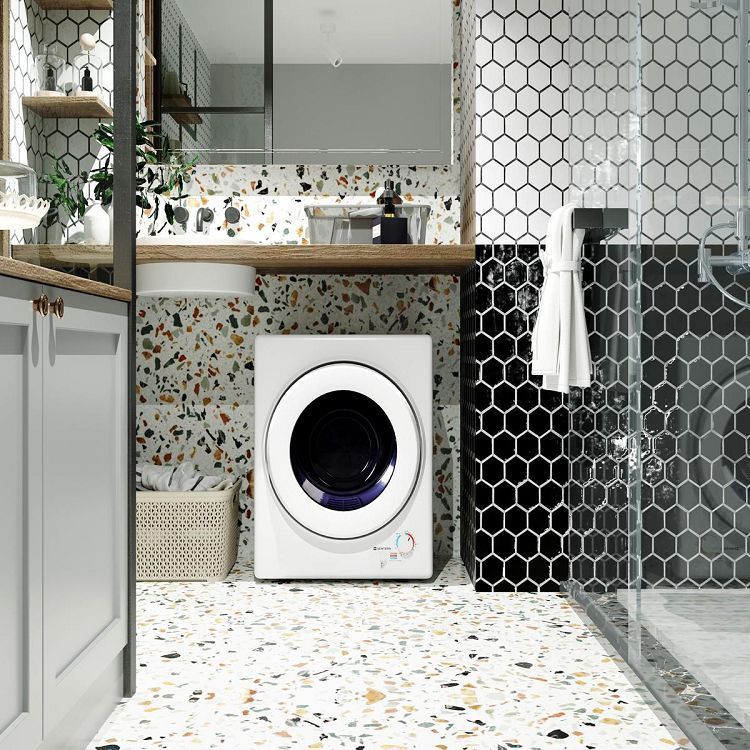 短時間乾燥 家庭用 小型 3kg 衣類乾燥機 除菌 除湿 壁掛け 衣類 乾燥 布団乾燥ホワイト