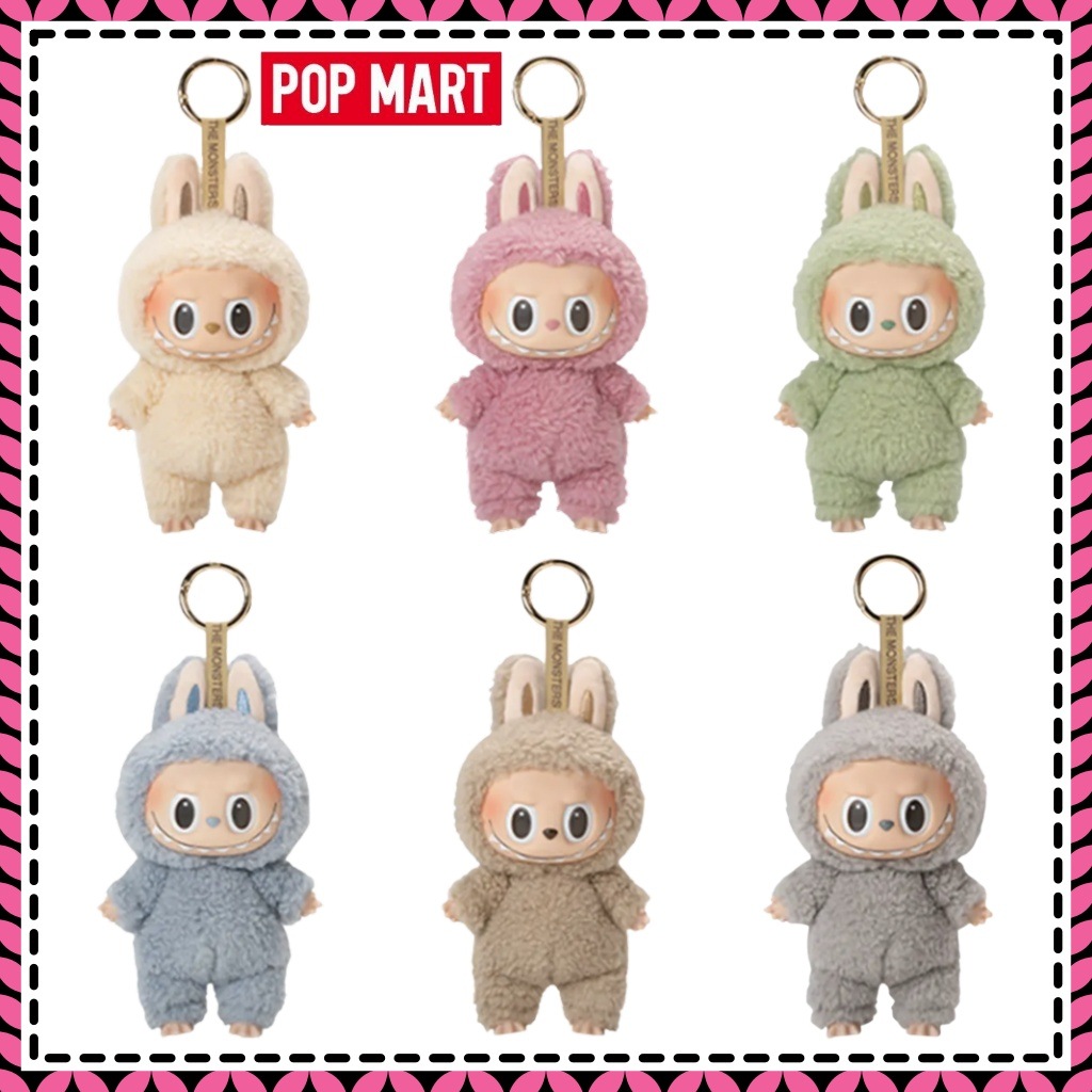 【公式】 【POP MART】 LABUBU THE MONSTERS Exciting Macaron (Opened Case) 封切りボックス ぬいぐるみ キーホルダー ガチャポン