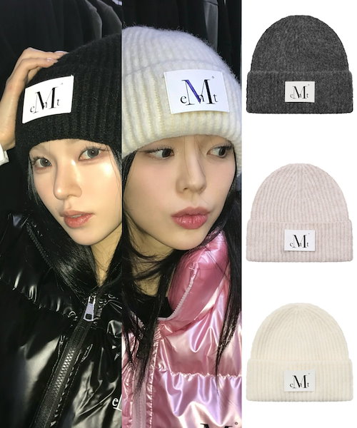 韓国 人気[BAUF] STAR RIVET FLUFFY BEANIE ビーニー ニット帽 Qoo10 BAUF STAR RIVET ニット帽 [4カラ