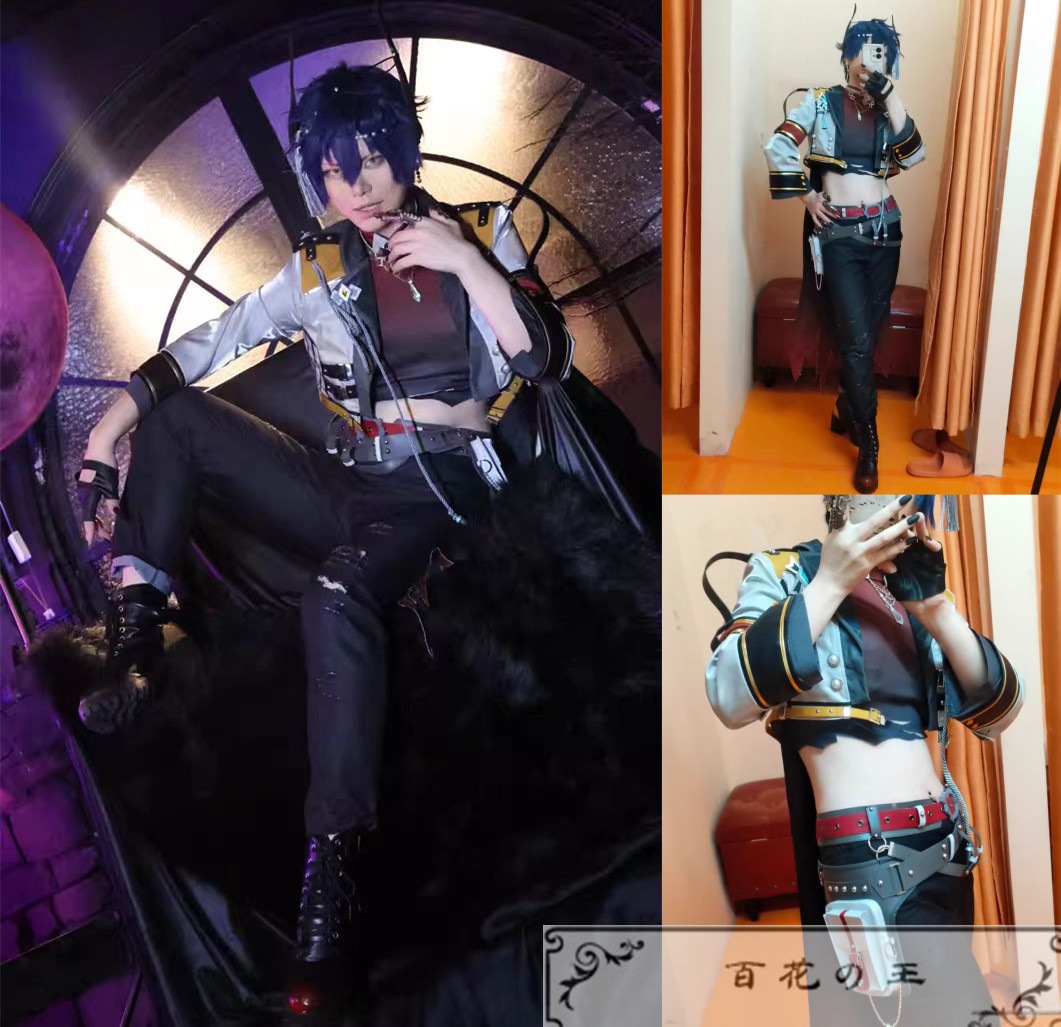 ES あんさんぶるスターズ 漣ジュン 深淵再臨 中国版限定衣装 コスプレ衣装 コスチューム ハロウィン 変装 仮装