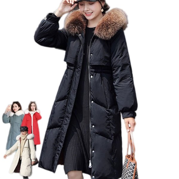 ダウンコート レディース 中綿 ジャケット ロング フード 春秋冬 コート 防寒
