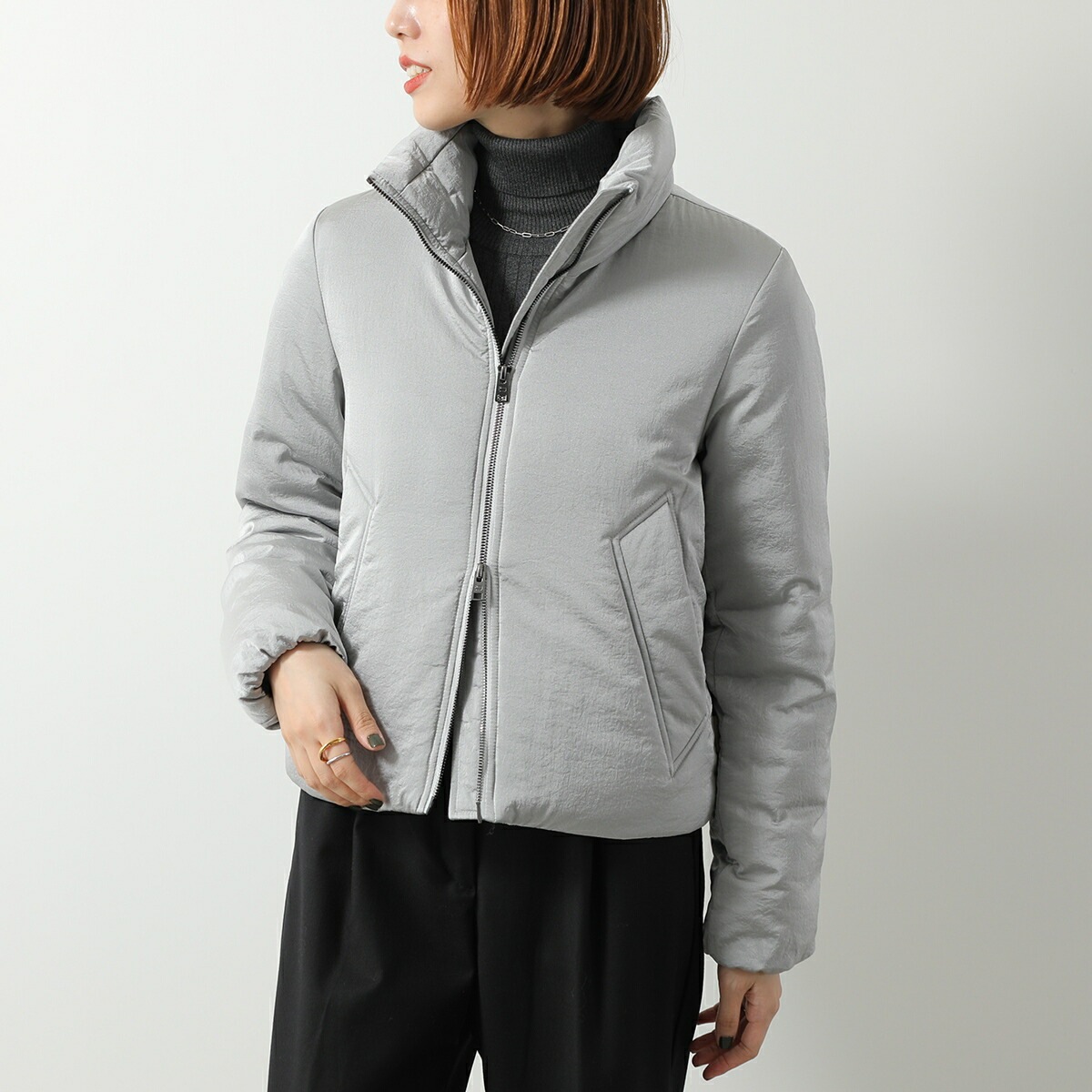 WOOLRICH ウールリッチ ダウンジャケット MARYLIN JACKET WWOU2097 FRUT5185 レディース スタンドカラー ショート丈 軽量 10006 DRY-GRAY