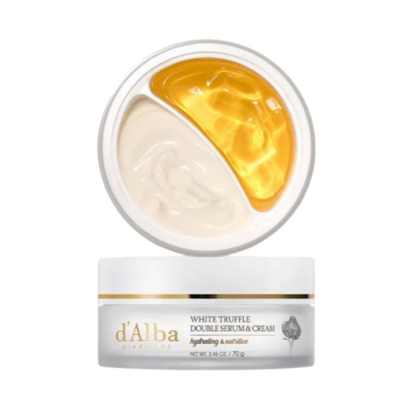 [イヒョリPICK] [勝手にDIY] dAlba ホワイト トリュフ ダブル セラム アンド クリーム 70g