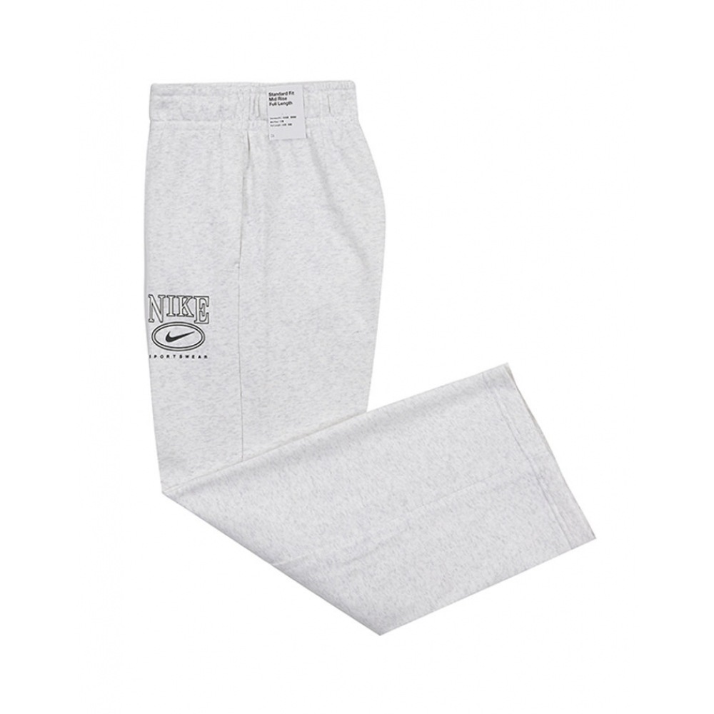 ナイキ W 起毛スウェットシャツロングパンツクラブフリースミッドライズグラフィックワイドレッグパンツ