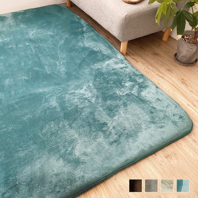 厚め 3cm ラグ じんわり沈み込む プレミアムなラグふわさら ラグマット 正方形 おしゃれ シンプル ふかふか マット 軽い 滑り止め 韓国 インテリア