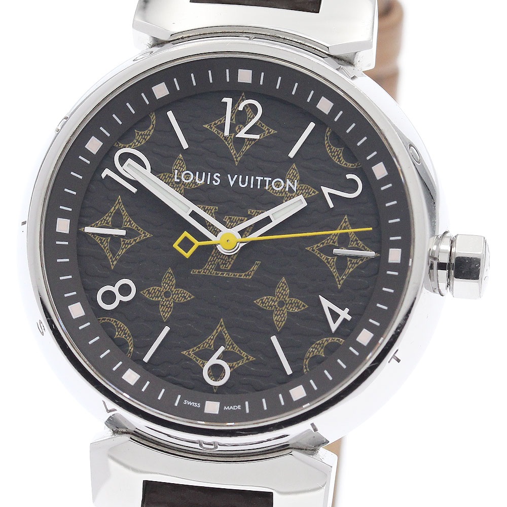 ルイ・ヴィトン LOUIS VUITTON QA071 タンブールMM モノグラム 34 クォーツ レディース _943955【中古】