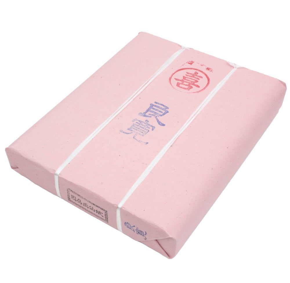 弘梅堂 書道 画仙紙 条幅紙 良寛（35×136cm）100枚 因州和紙 にじみにくく書きやすい画仙紙