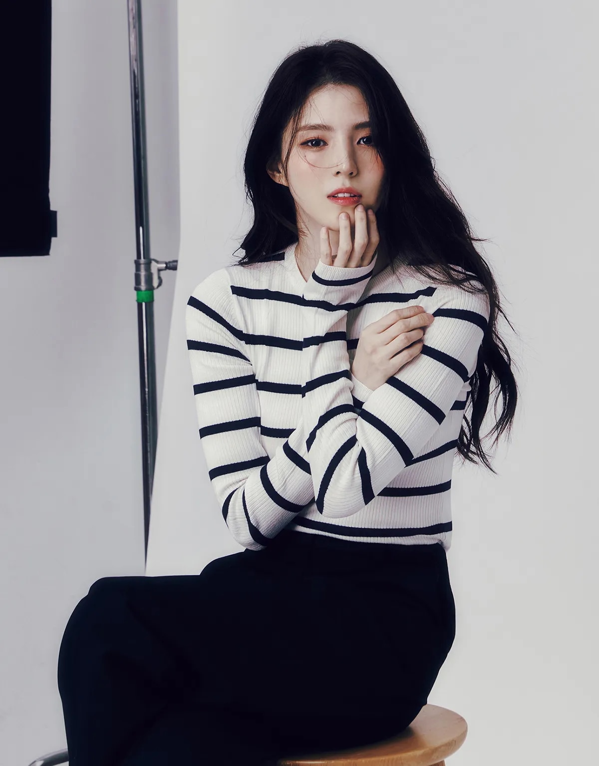 [ハン·ソヒ着用]リブラウンドネックニット(12GG) 354508 [5color] 韓国の人気ファッションブランド