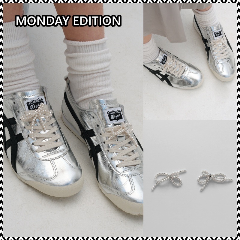 MONDAY EDITION PETITE PEARL TASSEL SHOELACE CHARMS(SET)