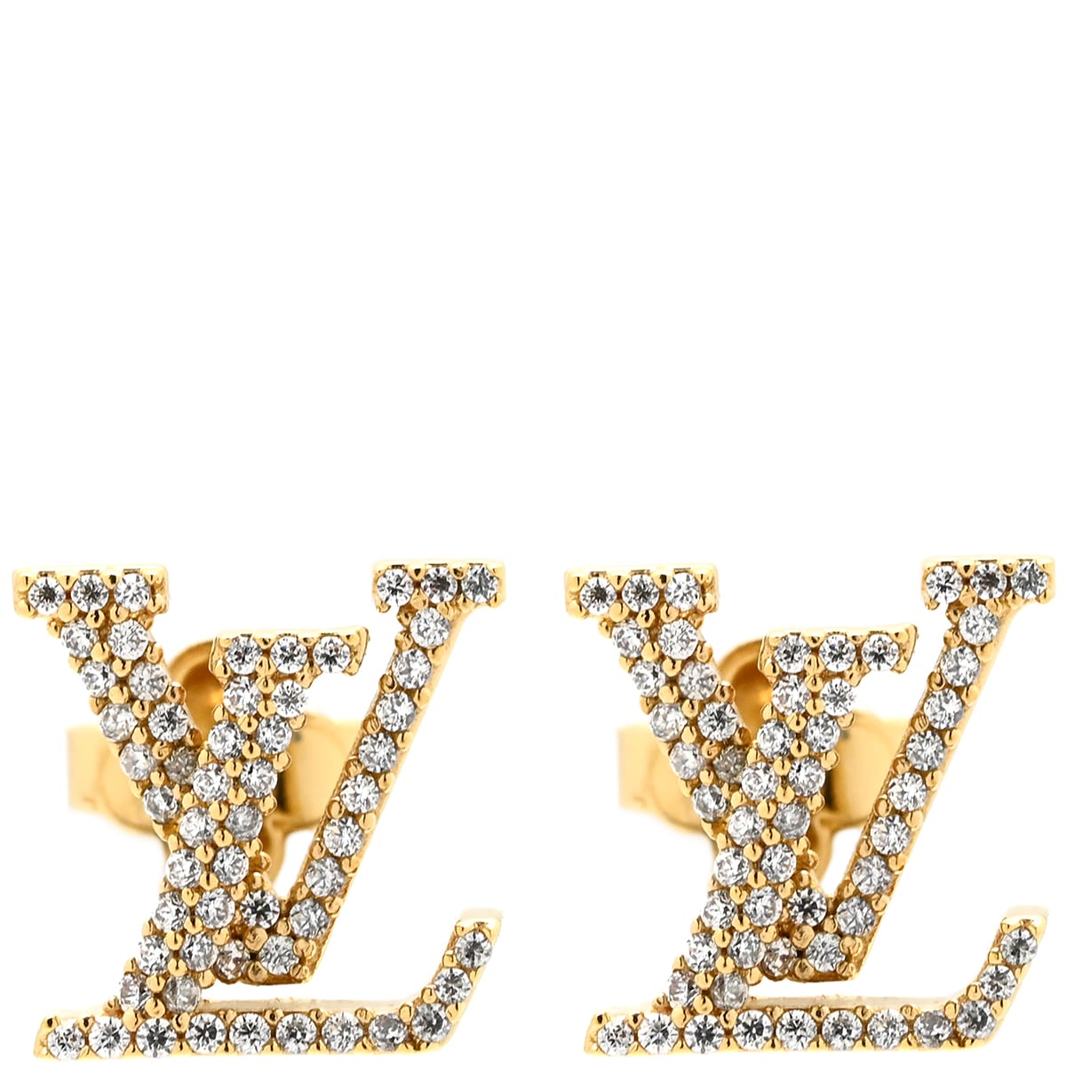 ルイヴィトン ピアス LV アイコニック ストラス GP ストラス ゴールド LVシグネチャー ラインストーン M00609 VA1212【中古】 39,501円