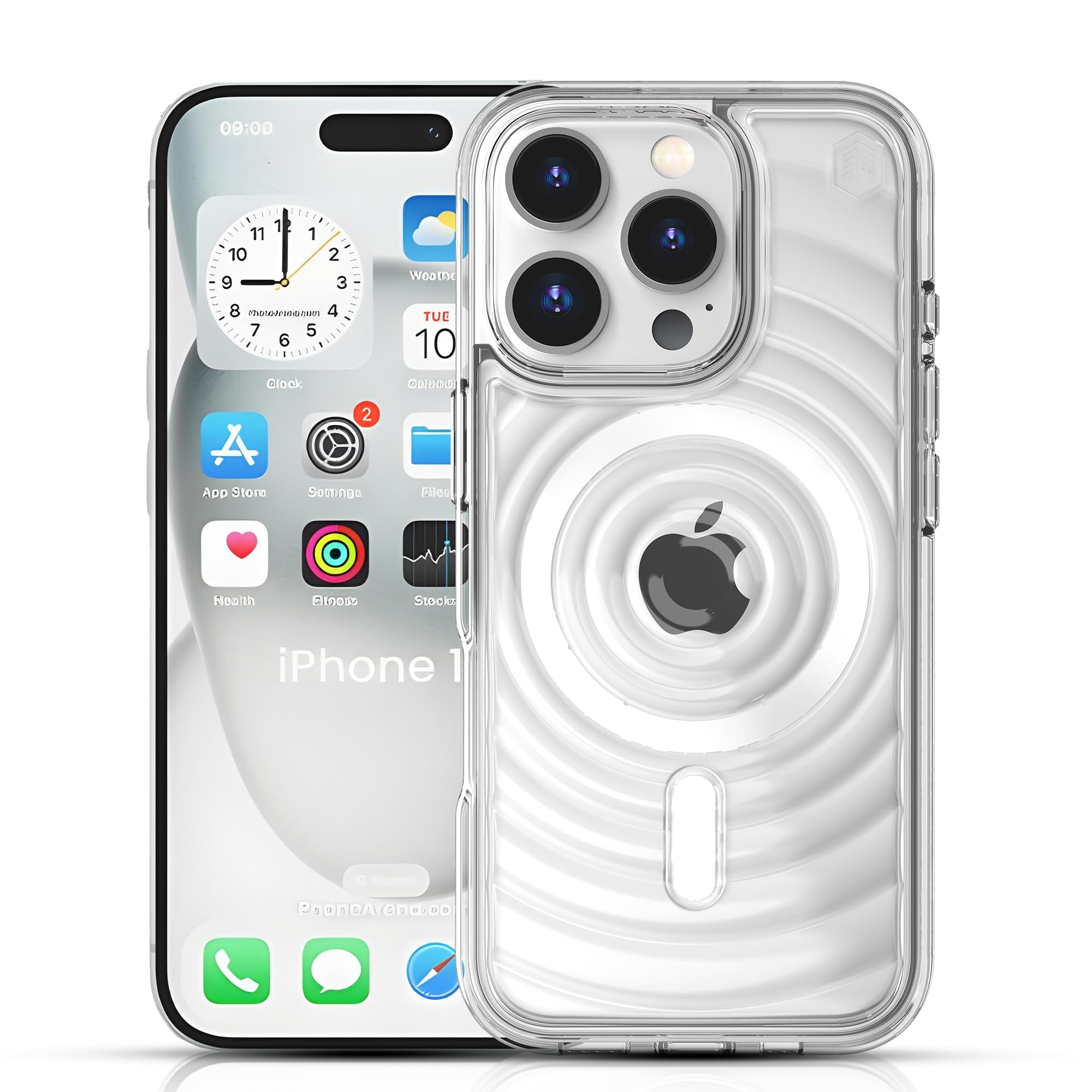 STM Focus Reawaken - iPhone 16 Pro 用ケースMagSafe対応軍用グレードの保護耐落下テスト済み耐衝撃