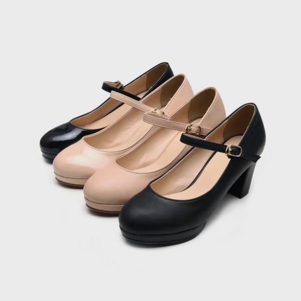 カボシ メリージェーン 女性 パンプス (6.5cm)