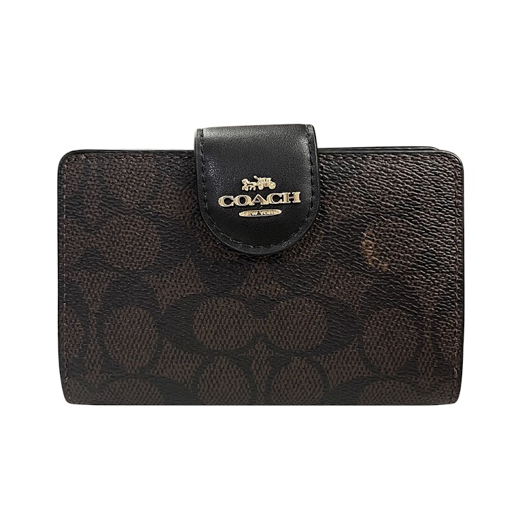 セール ID ミディアム コーナー ジップ シグネチャー CW786 IMXAQ 正規品 USA直送【Original Wrapping】