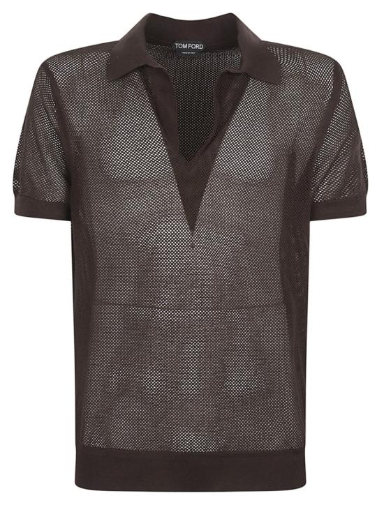 TOMFORD Men Polo Shirts KPS040YMC046ECC Grey