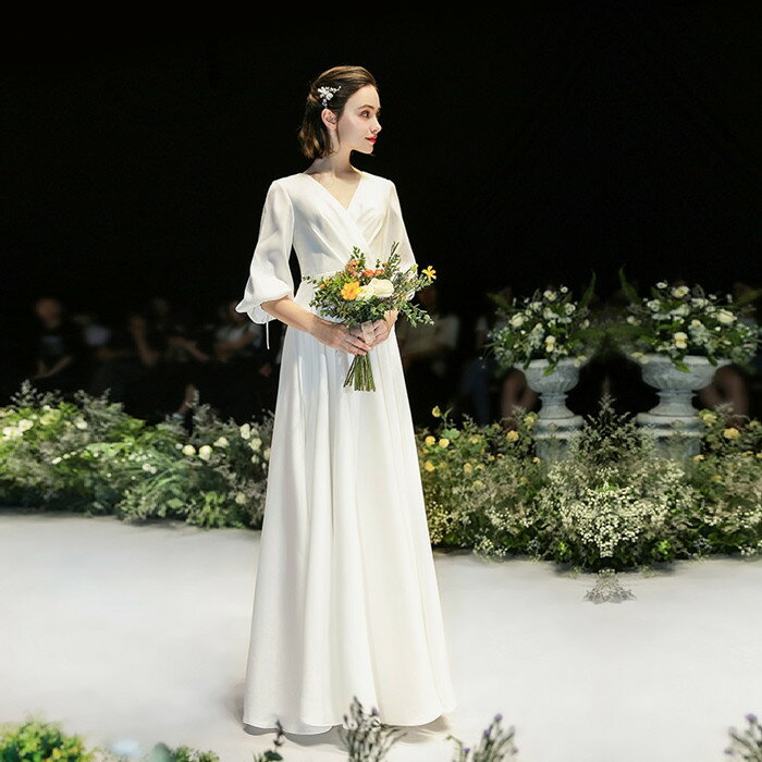店長おすすめウェディグドレス aライン ドレス 二次会 花嫁 パーティードレス パーティードレス 結婚式 花嫁二次会 白 ワンピース 海外挙式 発表会 ピアノ演奏会 大きいサイズ カジュアル ブライダ