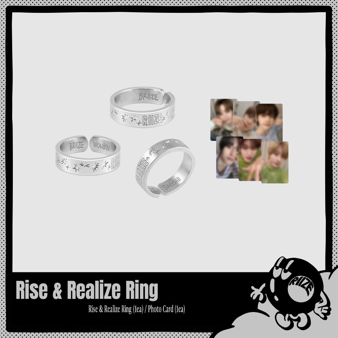 [即日発送] RIIZE X KWNAGYA EVERLAND MD RISE&REALIZE RING