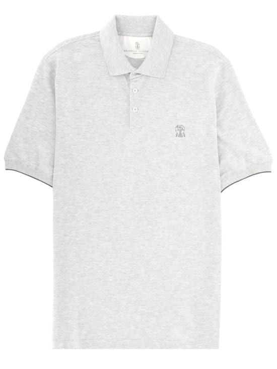 BRUNELLO CUCINELLI Men Polo Shirts ME8548788 CH200 GREY