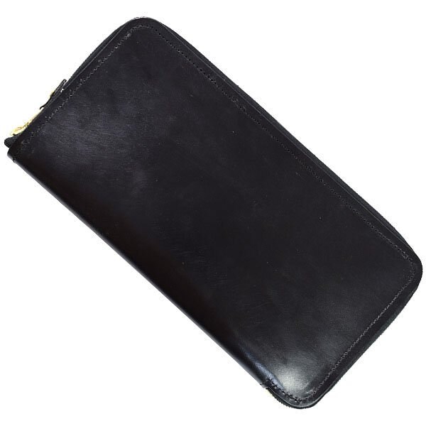 最高の品質の  03-5203 BLACK(NEW BLACK) 長財布 ラウンドファスナー メンズ 長財布