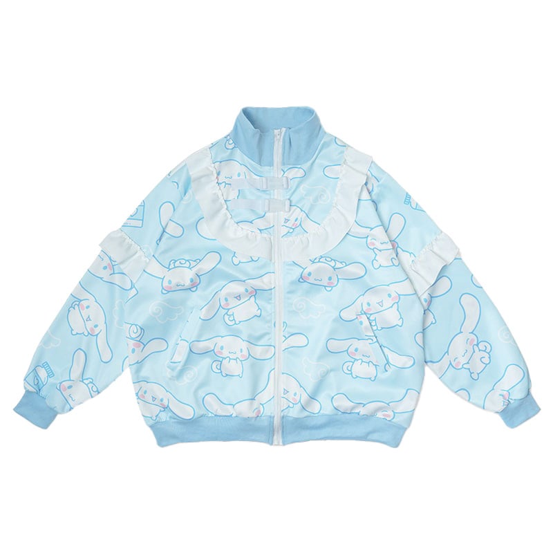 ACDC RAG シナモン ジャージジャケット 長袖 ファッション 原宿 原宿系 レディース メンズ ダンス 衣装 ダンス衣装 パステル ブルー 7,590円