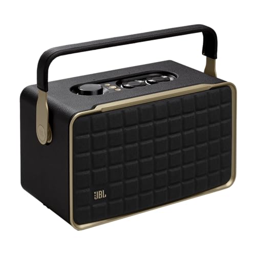 JBL AUTHENTICS 300 オーセンティックス 300 Wi-Fi Bluetothスピーカー 自動音質補正機能搭載/3.5mm入力付き/バッテリー内蔵/プロサウンド ブラック JBLAUT