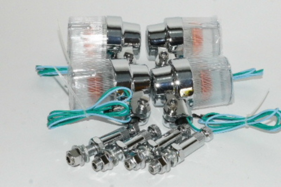 SEAL限定商品】 クリアレンズ メッキボディ ヨーロピアンウインカー デカヨーロピ signal/52-0683 Turn European  アルミボディ パーツ - flaviogimenis.com.br
