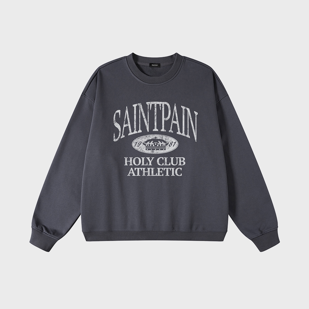 SP CROWN HEAVYWEIGHT OVERFIT SWEATSHIRT-NAVY 9,680円