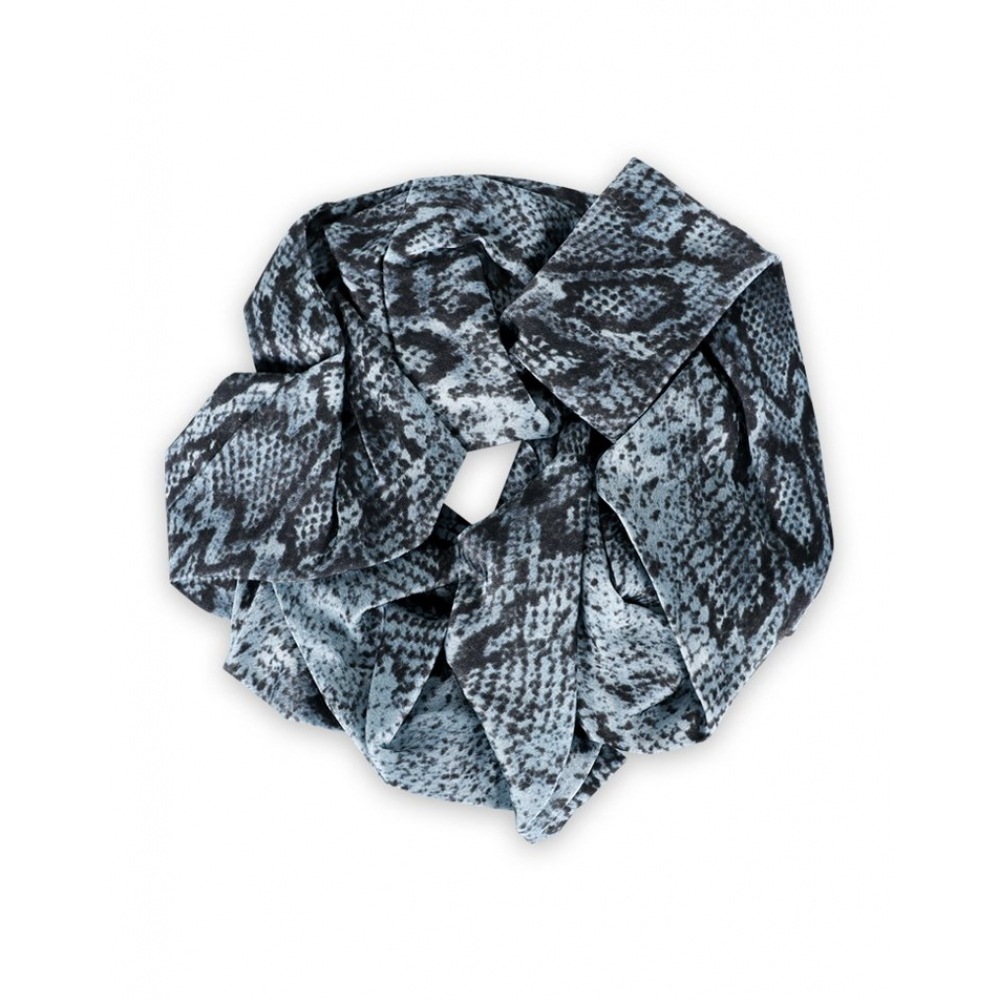 ガルニ女性用レオパードコットンスクランチ (ブルー) A6434 371