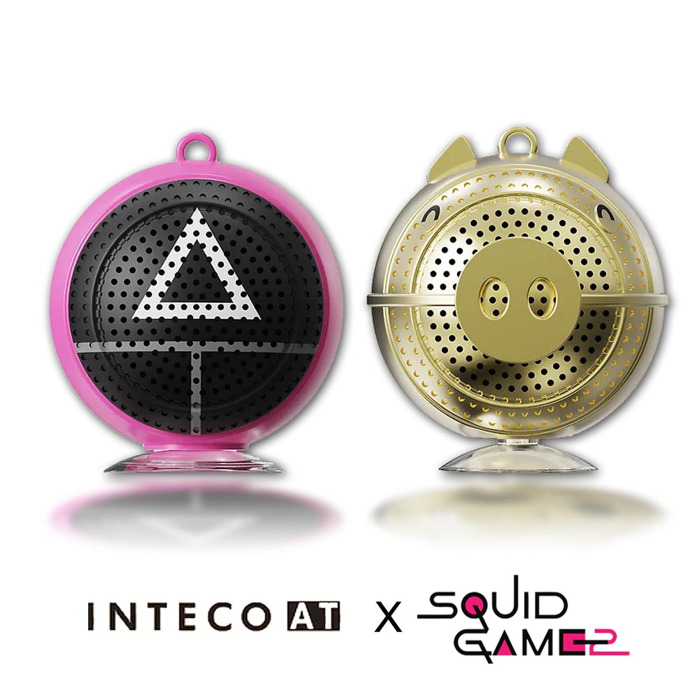 Squid Game Season 2 Bluetooth Speakers 2Types インテコAT イカゲーム シーズン2 Bluetoothスピーカー2種 NETFLIX