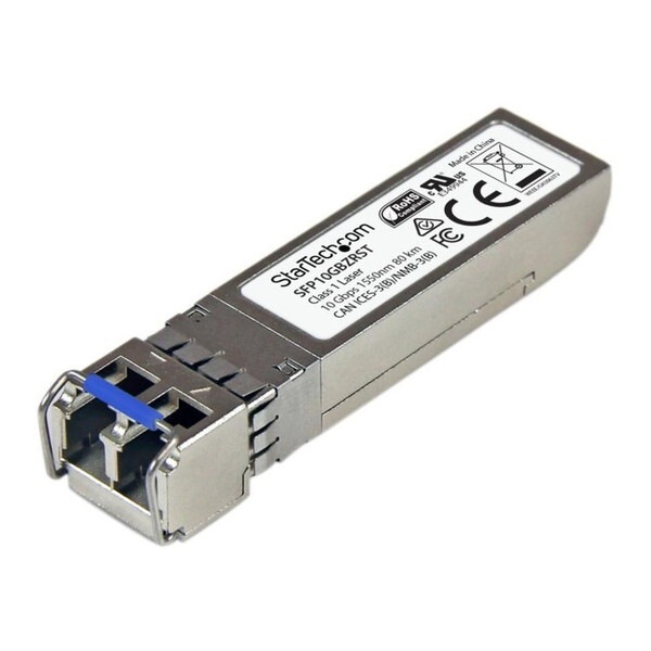 StarTech SFP10GBZRST SFP+モジュール (MSA対応アンコード/10GBASE-ZR準拠光トランシーバ/1550nm/DDM) メーカー直送