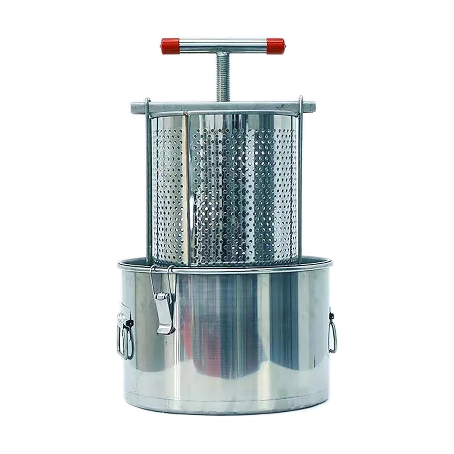 【2025新改良】 蜂蜜圧搾機 蜂蜜抽出機 蜜蝋抽出機 蜂蜜分離器 蜂蜜絞り器 蜜を絞り器 ステンレススチール製家庭用手動蜂蜜抽出機ワイン蜂蜜とジュース作りのための養蜂ツール