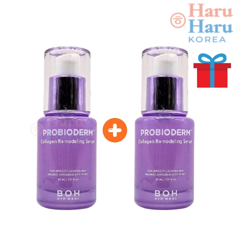 【韓国人気 毛穴美容液1+1】 プロバイオダーム コラーゲン リモデリン グセラム 30ml x 2個/コラーゲン美容液/毛穴 弾力 水分 保湿 ハリ/ エイジングケア/毛穴ケア/韓国コスメ/アンプル