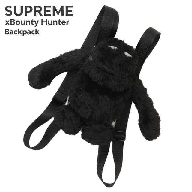 シュプリーム SUPREME x バウンティーハンター BOUNTY HUNTER Backpack モジャルくん BLACK 276-000434-011