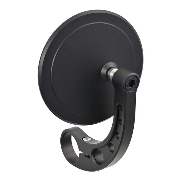 D48101 ハイビジミラー バーエンドミラー スリムタイプ MIKAZUKI オーバル コントラストカット 左右共通 片側1本