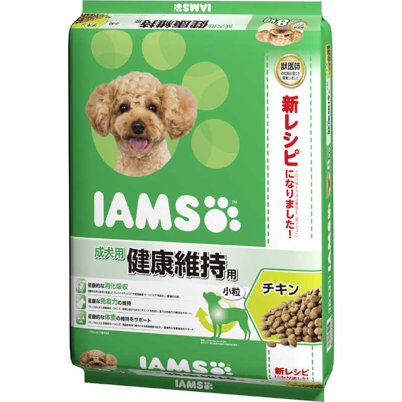 マースジャパンリミテッド　アイムス 成犬用 健康維持用 チキン 小粒 8kg 5,779円