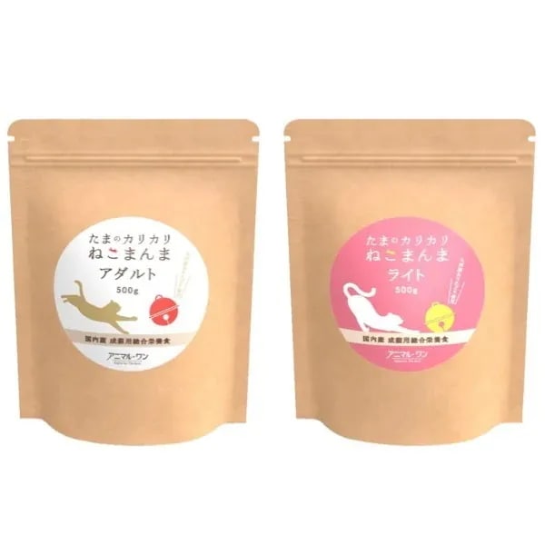 アニマルワン たまのカリカリねこまんま 500g 3個セット (アニマル・ワン キャットフード ドライフード 国産 無添加 猫 ご飯 シニア 成猫)