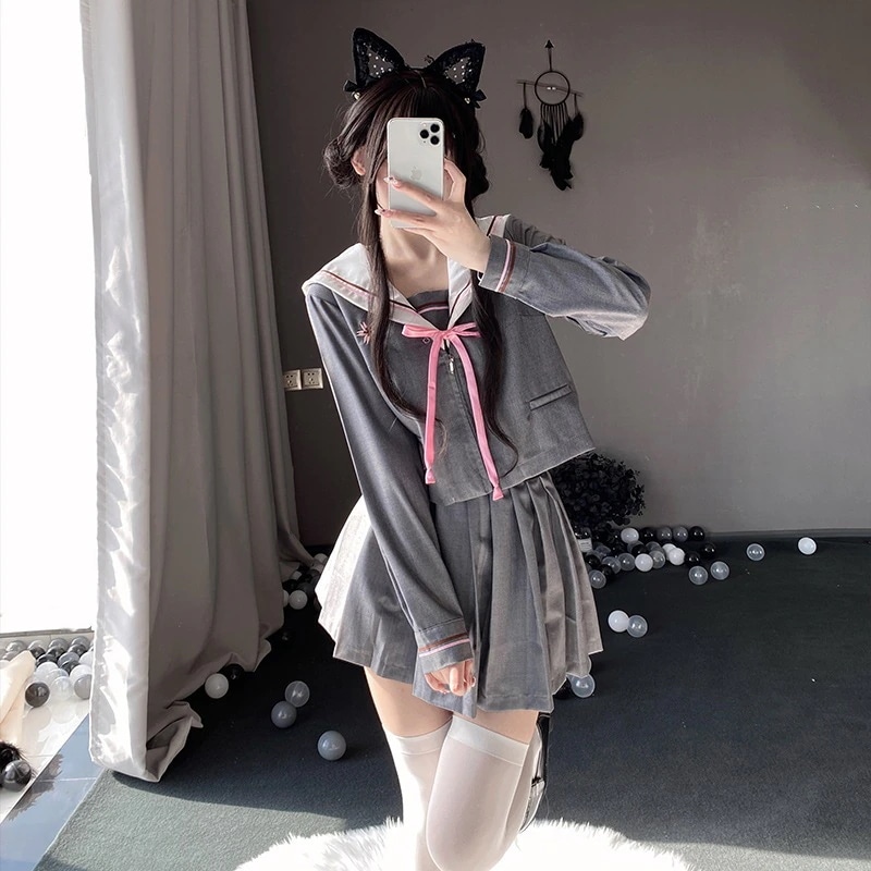 Jkセット セクシーかわいいコ今週の割引は 25% オフですスプレ衣装 女性ワンピース ショートスカート 制服 子供 ドレス 成人式