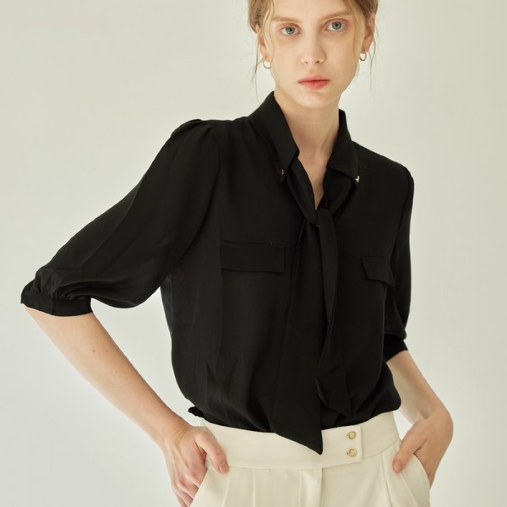 (リアーナニューヨーク) デイリーデタッチャブルタイブラウス RQHQBL020